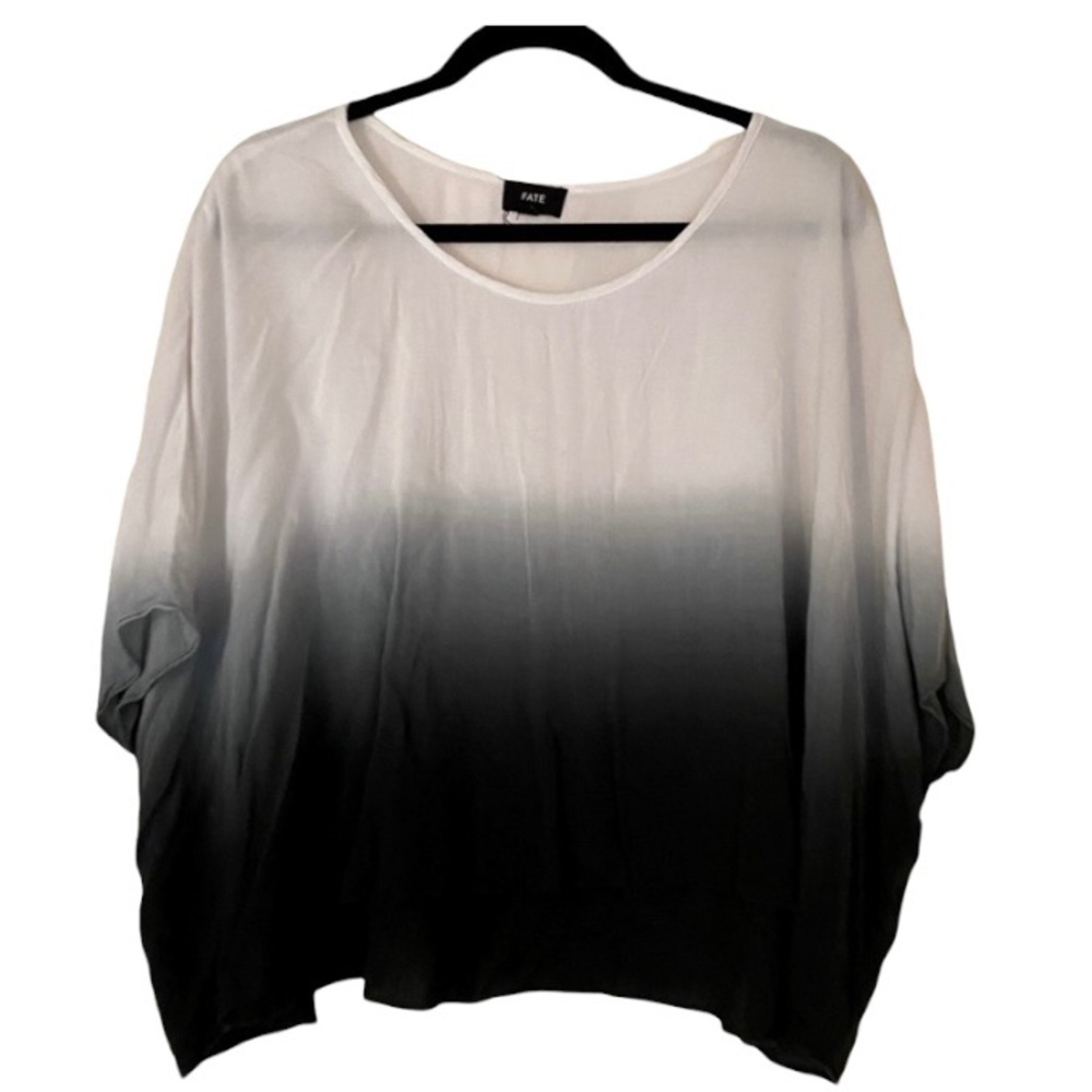 Fate Ombré Short Sleeve Top Size M